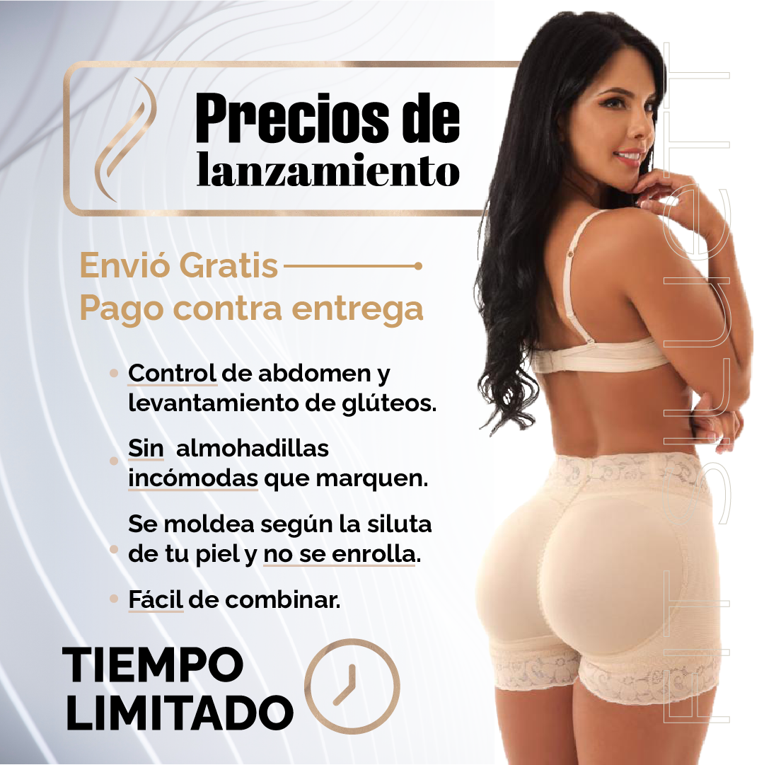 Short Levanta y moldea Gluteos CinturaFit II de Alta Definición - Envio gratis & paga en casa