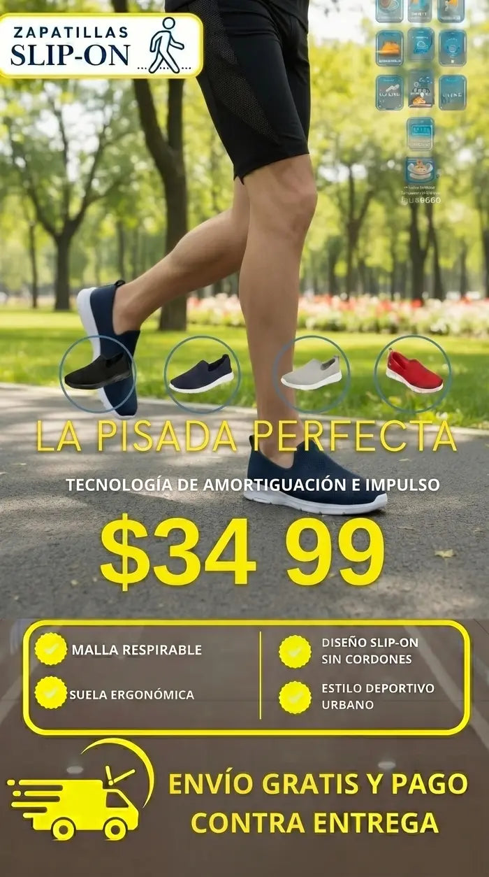 LAS NUEVAS ZAPATILLAS TOTAL CONFORT ULTRA LIGERAS - Envío GRATIS + Pago al Recibir 🚚