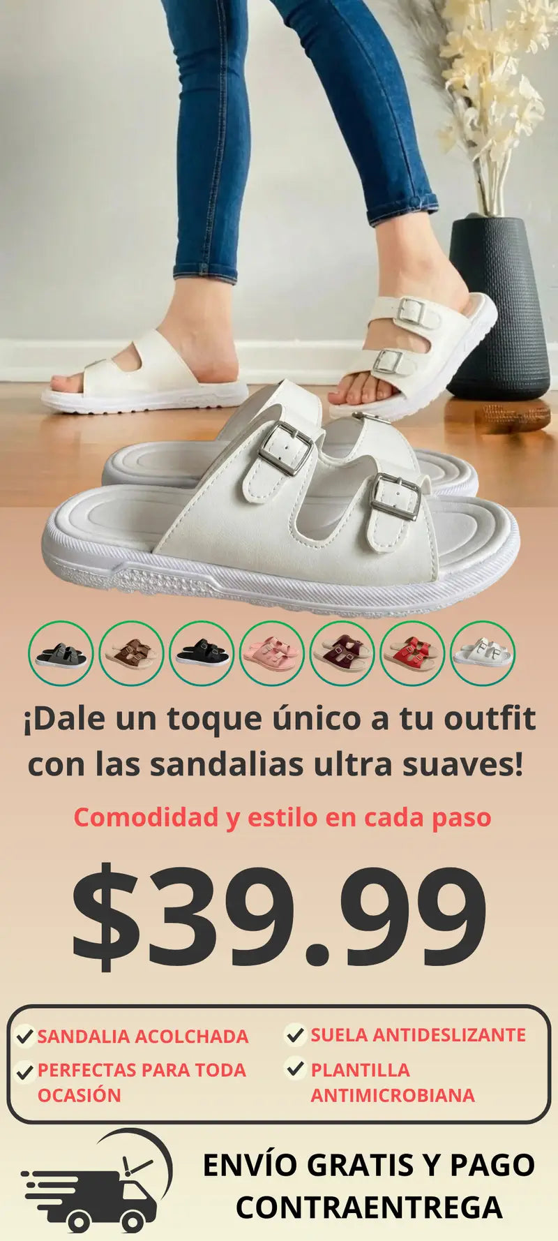 LAS NUEVAS SANDALIAS TOTAL CONFORT- Envío GRATIS + Pago al Recibir 🚚