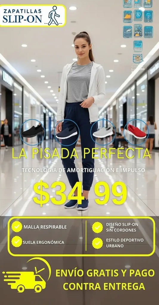 LAS NUEVAS ZAPATILLAS TOTAL CONFORT ULTRA LIGERAS - Envío GRATIS + Pago al Recibir 🚚