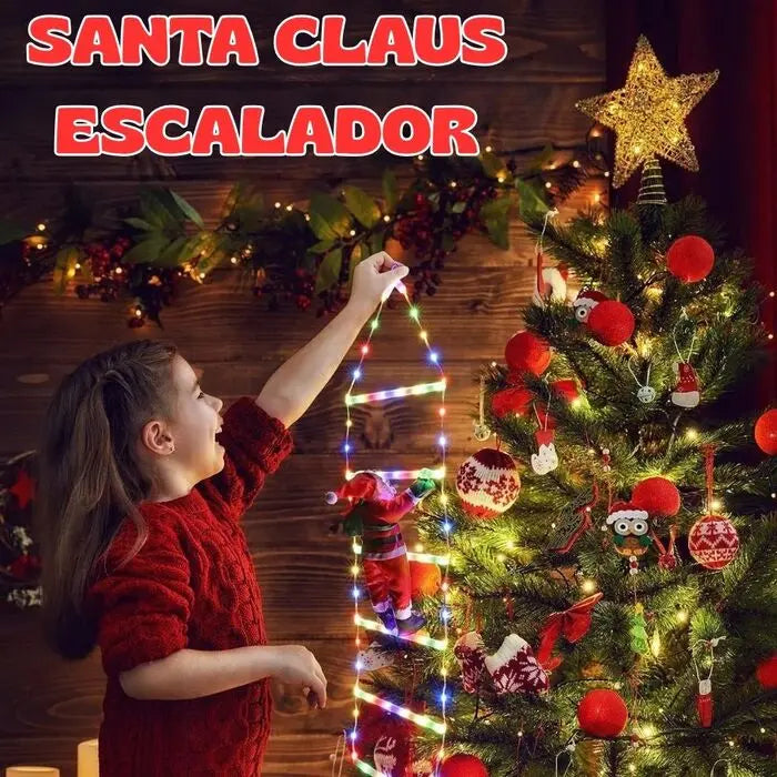 El fantastico  Papa Noel Escalador